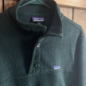 Patagonia Shearling Fleece Button Pullover
